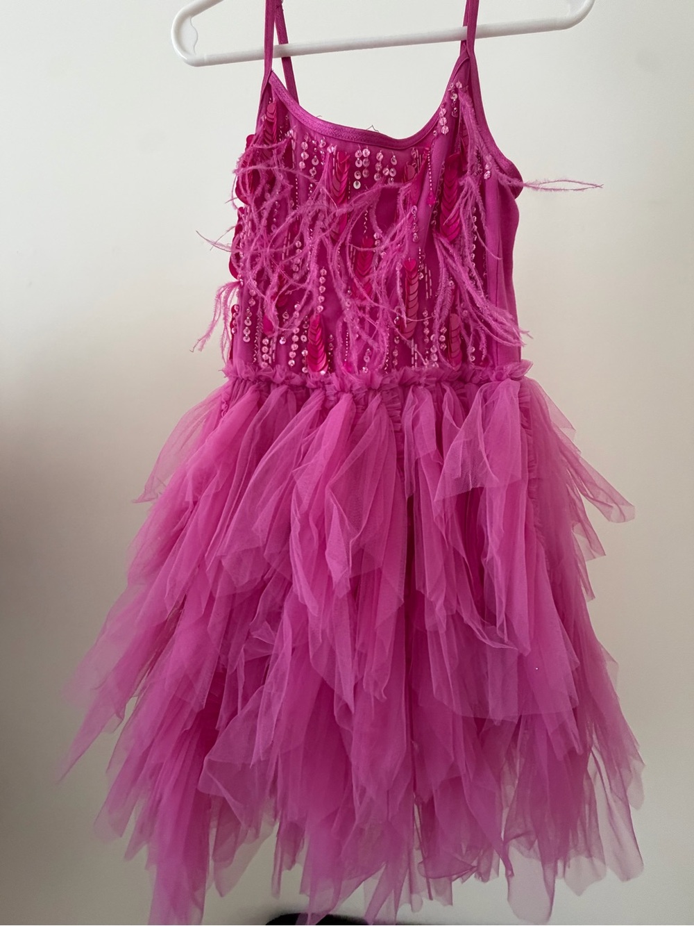 Tutu Du Monde Hot Pink Sequin & Tulle Party Dress